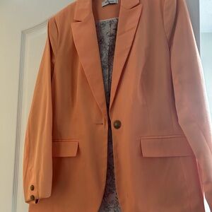 H&M Vibrant Peach Blazer